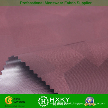 PU Coating Jacquard with Imitation Memory Polyester Fabric